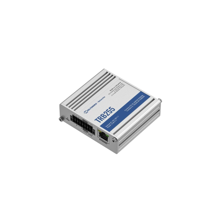 Teltonika trb255 lte m1/nb-iot gateway, gsm, 2 carduri sim, conector antenă: 1 x sma pentru lte, 1 x sma pentru gps, interfata: ethernet, rs232/rs485, micro usb,  3 intrări / ieșiri configurabile. intrare digitală 0 - 6 v detectată ca logică scăzută, 8 - ,  Echipament firewall | electropc.ro