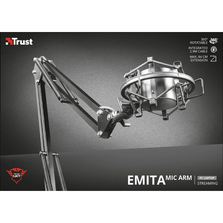 Brat microfon trust gxt 253 emita streaming arm,  Microfoane | electropc.ro