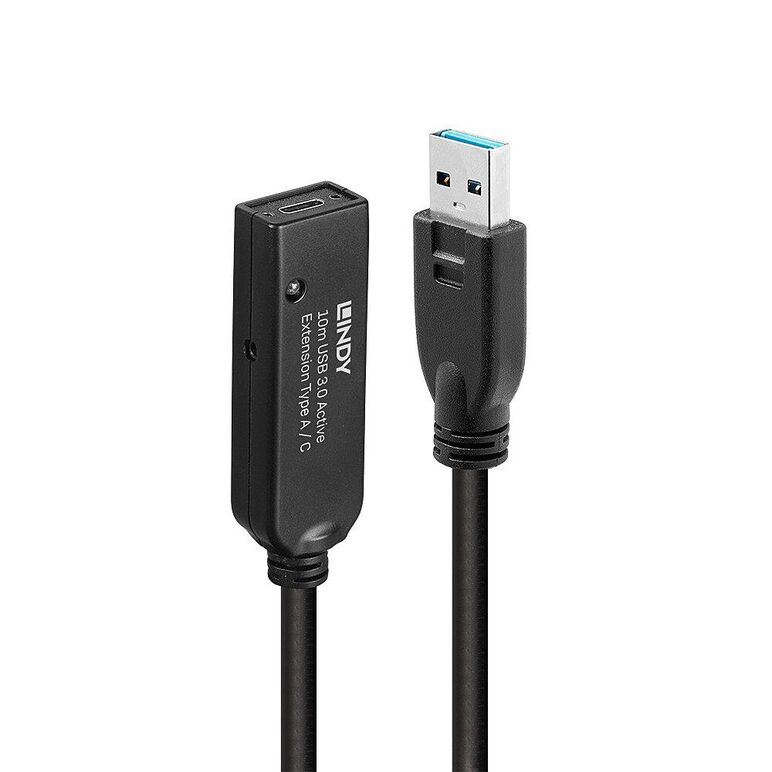 Cablu lindy 10m usb 3.0 act. extension usb a to usb c,  Cabluri periferice | electropc.ro