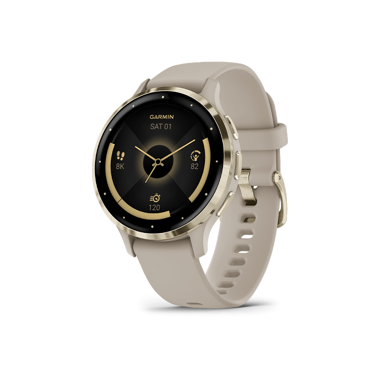 Ceas garmin venu 3s soft gold/french gray,  SmartWatch-uri | electropc.ro