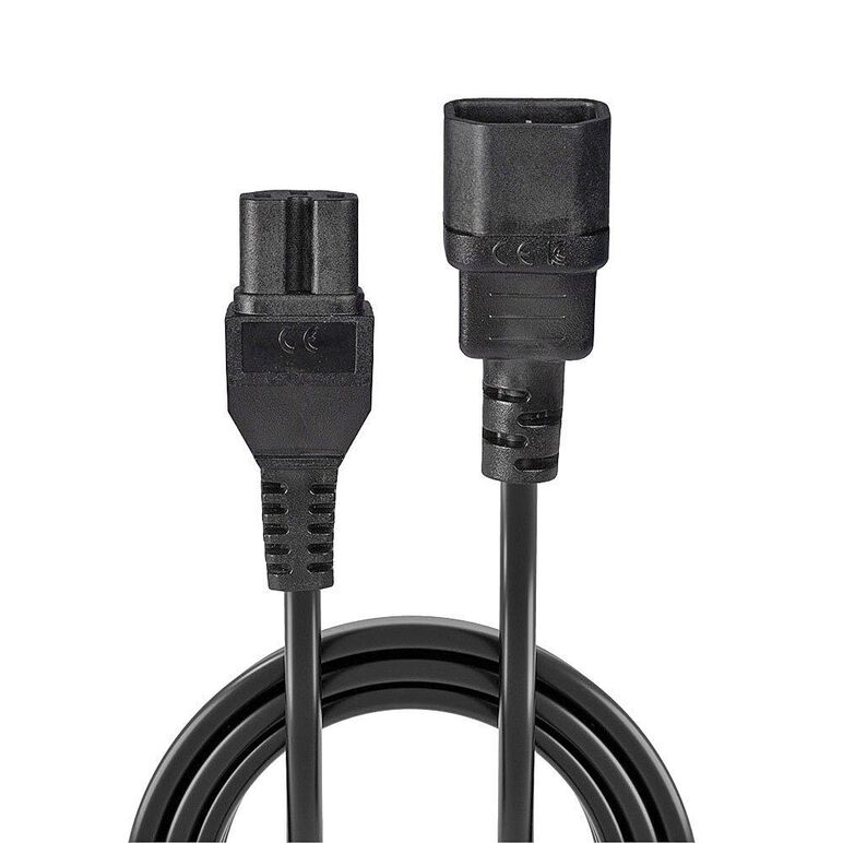 Lindy extensie cablu alimentare 2m c14 to c15,  Adaptoare PowerLAN | electropc.ro
