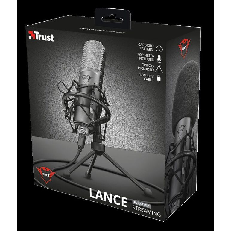 Microfon trust gxt 242 lance streaming mic,  Microfoane | electropc.ro