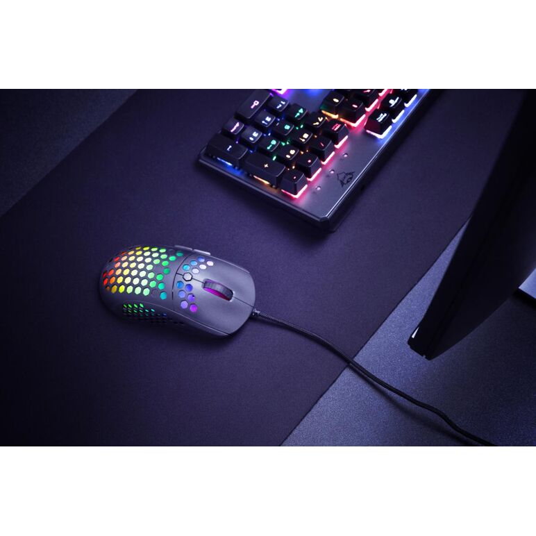 Mouse trust gxt 960, graphin ultra-lightweight gaming mouse, negru,  Mouse | electropc.ro