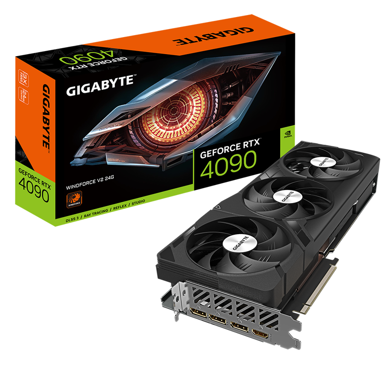 Graphics processing geforce rtx™ 4090 core clock 2520 mhz cuda® cores 16384 memory clock 21 gbps memory size 24 gb memory type gddr6x memory bus 384 bit card bus pci-e 4.0 digital max resolution 7680x4320,  Placi video | electropc.ro