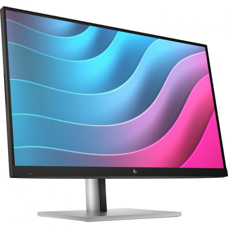 Monitor 23.8" hp e24 g5, led, ips, fhd 1920x1080, 16:9, 5 ms, height adjustment: 150 mm, vesa 100x100, black & silver, 3yw,  Monitoare LED | electropc.ro
