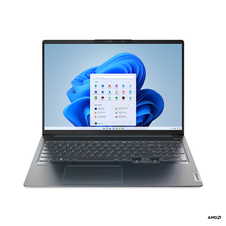 Laptop lenovo ideapad 5 pro 16arh7, 16" 2.5k (2560x1600) ips 350nits anti-glare, 100% srgb, 120hz, tÜv low blue light, tcon, amd ryzen™ 7 6800hs creator edition (8c / 16t, 3.2 / 4.7ghz, 4mb l2 / 16mb l3), video integrated amd radeon™ 660m graphics, ram 16,  Laptopuri | electropc.ro