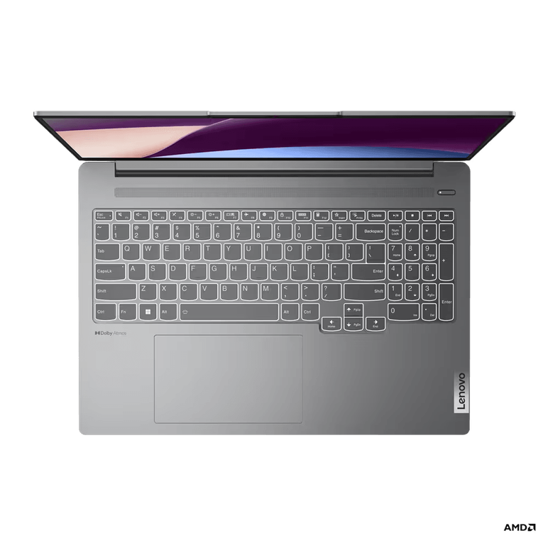 Laptop lenovo ideapad pro 5 16aph8, 16" 2.5k (2560x1600) ips 350nits anti-glare, 100% srgb, 120hz, eyesafe®, amd ryzen™ 7 7840hs (8c / 16t, 3.8 / 5.1ghz, 8mb l2 / 16mb l3), video nvidia® geforce rtx™ 4050 6gb gddr6, ram 32gb soldered lpddr5x-6400, memory ,  Laptopuri | electropc.ro