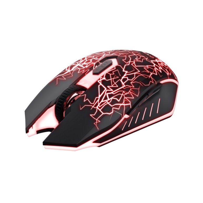 Mouse trust basics gaming wireless, 2000 dpi, negru,  Mouse | electropc.ro