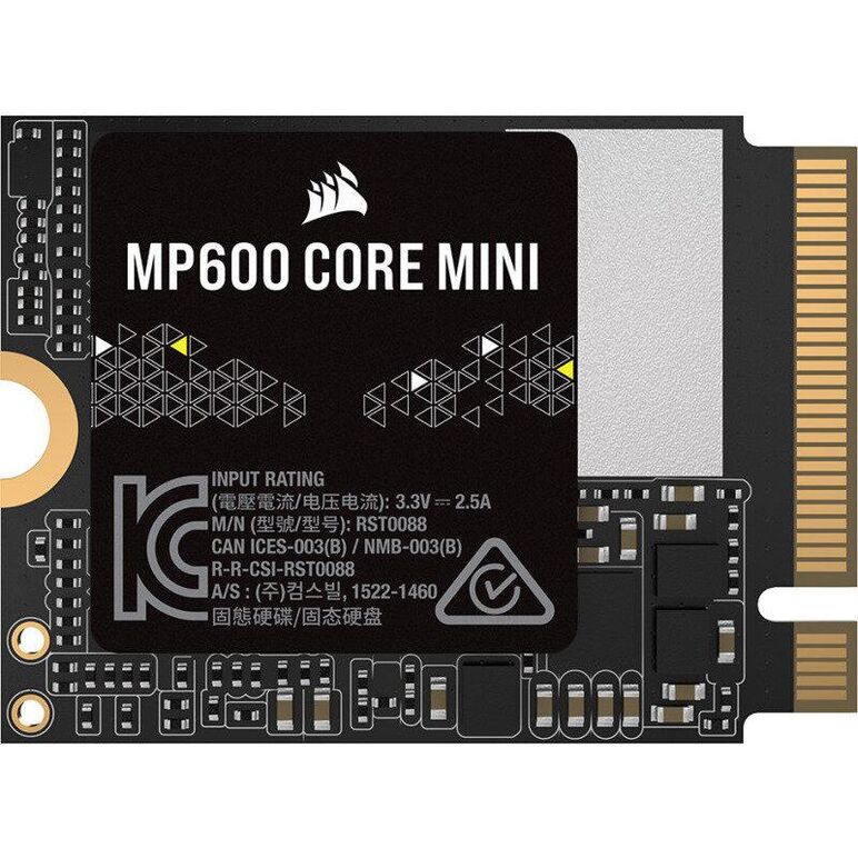 Ssd corsair mp600 core mini pcie gen4 x4 nvme m.2 2230 2tb, seq read 5000mb/s seq write 3800mb/s,  SSD-uri Interne | electropc.ro