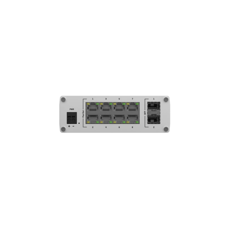 Teltonika industrial 8port unmanaged poe tsw200, interfata: 8 x eth ports, 10/100/1000 mbps, supports auto mdi/mdix crossover, 2 x sfp ports, standarde wireless: 802.3i, 802.3u, 802.3ab, 802.3x, 802.3az, 802.3ad, porturi poe: 1-8, buget poe: 240w, latime ,  Switch-uri | electropc.ro