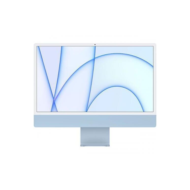 Apple imac 24" retina 4.5k/ apple m1 (cpu 8-core, gpu 8-core, neural engine 16-core)/16gb/512gb - blue - int kb (2021),  All in one PC | electropc.ro