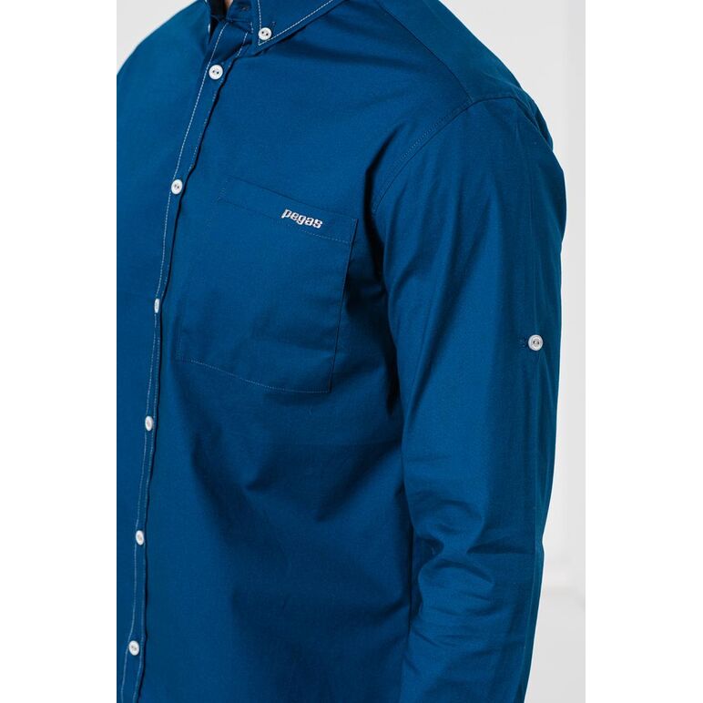 Camasa casual barbati light navy s,  Camasi | electropc.ro