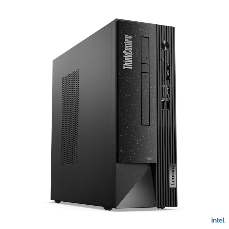 Desktop lenovo thinkcentre neo 50s gen 4 sff, intel® core™ i3-13100, 4c (4p + 0e) / 8t, p-core 3.4 / 4.5ghz, 12mb, ram 1x 8gb udimm ddr4-3200, ssd 512gb ssd m.2 2280 pcie® 4.0x4 nvme® opal 2.0, video: integrated intel® uhd graphics 730, optic: dvd±rw, car,  Desktop PC | electropc.ro