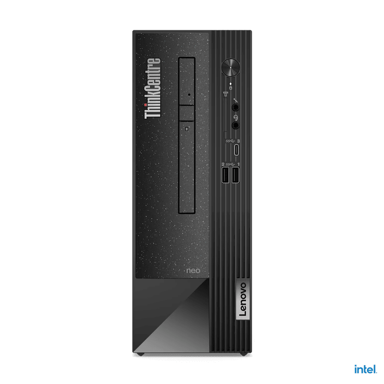 Desktop lenovo thinkcentre neo 50s gen 4 sff, intel® core™ i3-13100, 4c (4p + 0e) / 8t, p-core 3.4 / 4.5ghz, 12mb, ram 1x 8gb udimm ddr4-3200, ssd 512gb ssd m.2 2280 pcie® 4.0x4 nvme® opal 2.0, video: integrated intel® uhd graphics 730, optic: dvd±rw, car,  Desktop PC | electropc.ro