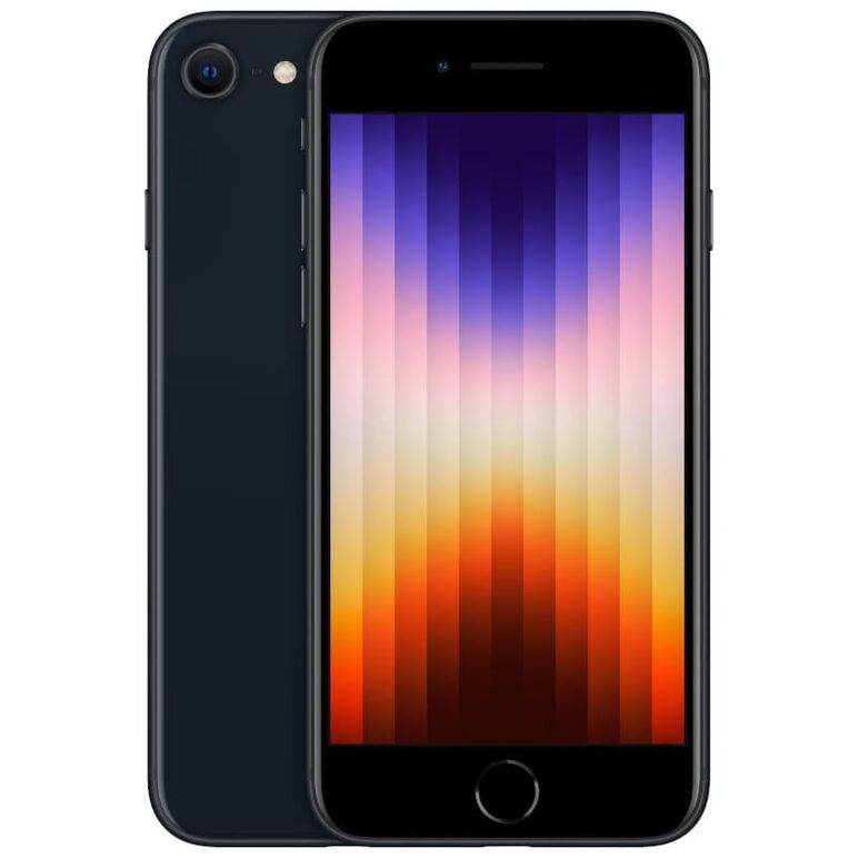 Apple iphone se 3 5g (2022) 4.7" 256gb midnight (black) (no adapter & headphones),  Telefoane mobile | electropc.ro