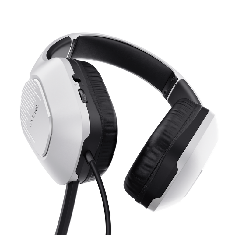 Casti trust gxt415p zirox cu fir, alb,  Casti audio | electropc.ro