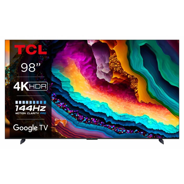 Televizor smart led tcl 98p745 249 cm (98``) 4k ultra hd 144hz wi-fi (model 2023),  Televizoare | electropc.ro