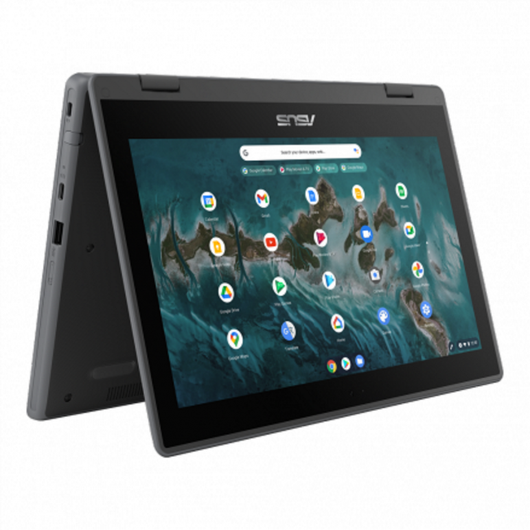 Laptop asus chromebook flip, cr1100fka-bp0412, 11.6-inch, hd (1366 x 768) 16:9, intel® pentium® silver n6000 processor 1.1 ghz (4m cache, up to 3.3 ghz, 4 cores), intel® uhd graphics, lpddr4x 8gb, 32g emmc, 60hz, 250nits, glossy display, led backlit, 720p,  Laptopuri | electropc.ro