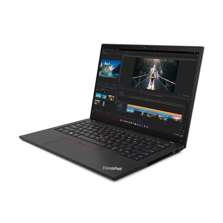Laptop lenovo thinkpad t14 gen 4, 14" wuxga (1920x1200) ips 400nits anti-glare, 100% srgb, low power, intel® core™ i7-1355u, 10c (2p + 8e) / 12t, p-core 1.7 / 5.0ghz, e-core 1.2 / 3.7ghz, 12mb, video integrated intel® iris® xe graphics, ram 16gb soldered ,  Laptopuri | electropc.ro