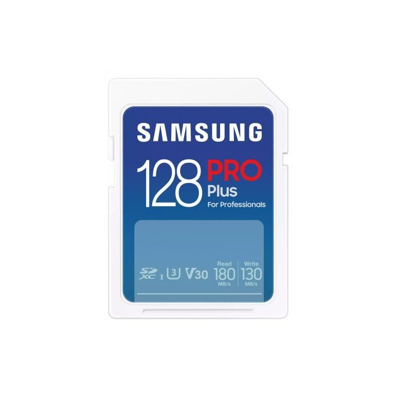 Micro secure digital card samsung, pro plus, 128gb, mb-sd256s/eu, clasa u1, v10, pana la 120mb/s,  Carduri memorie | electropc.ro