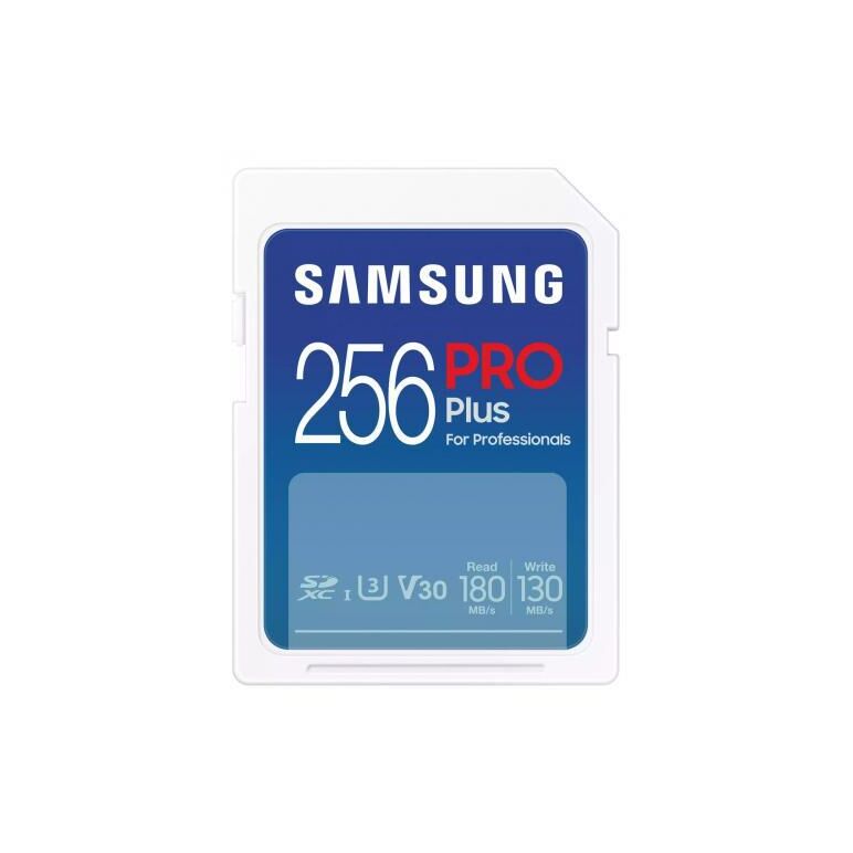 Micro secure digital card samsung, pro plus, 265gb, mb-sd256s/eu, clasa u1, v10, pana la 120mb/s,  Carduri memorie | electropc.ro