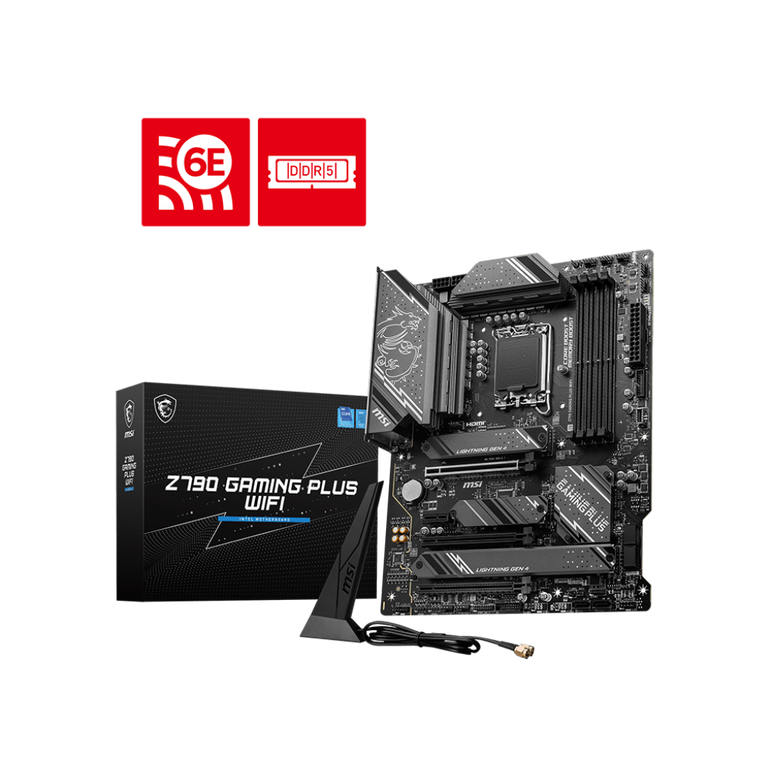 Placa de baza msi z790 gaming plus wifi lga 1700, 4x ddr5, 1x hdmi 1x dp, 3x pcie x16 1x pcie 1x, 4x m.2, atx,  Placi de baza | electropc.ro