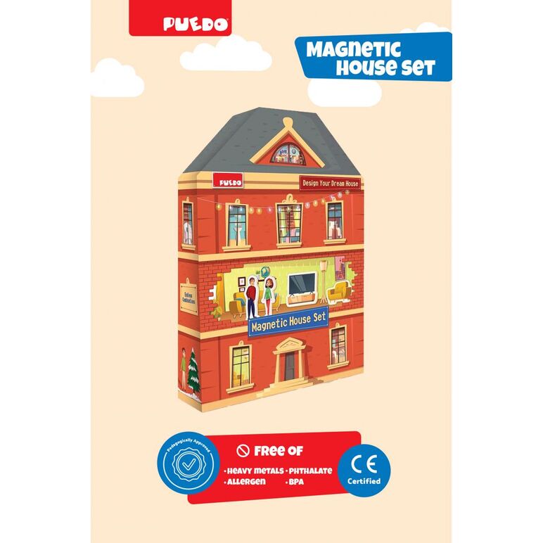 Joc magnetic-construieste-ti casa,  Puzzle | electropc.ro