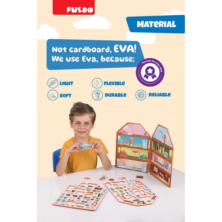 Joc magnetic-construieste-ti casa,  Puzzle | electropc.ro