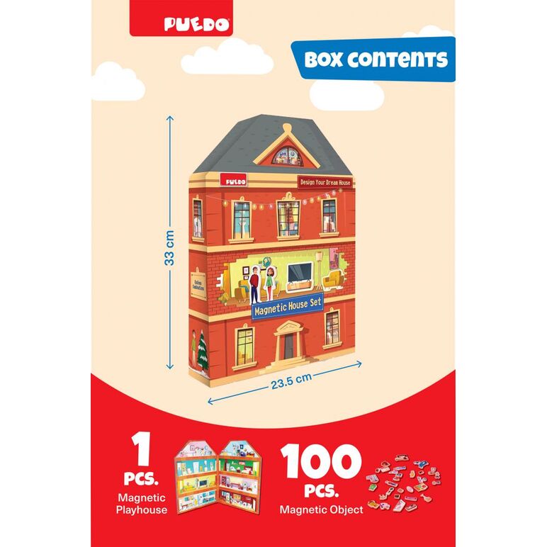 Joc magnetic-construieste-ti casa,  Puzzle | electropc.ro