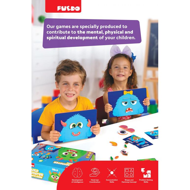 Joc magnetic-creeaza un monstru,  Puzzle | electropc.ro