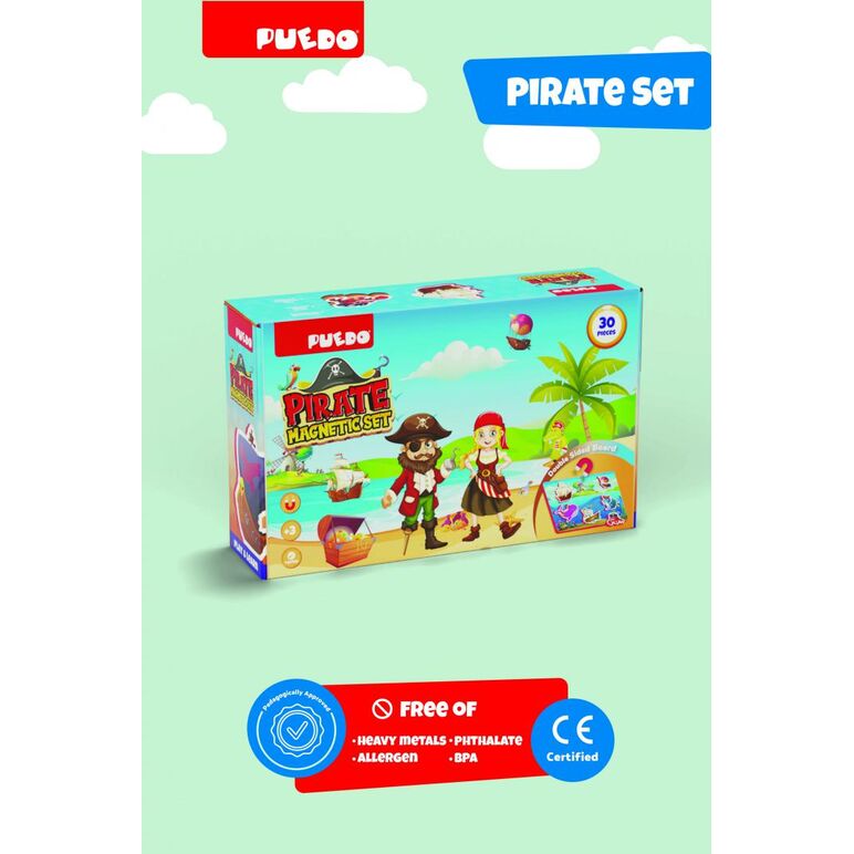 Joc magnetic cu pirati,  Puzzle | electropc.ro