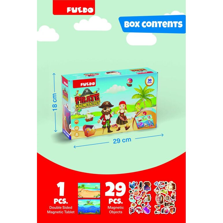 Joc magnetic cu pirati,  Puzzle | electropc.ro
