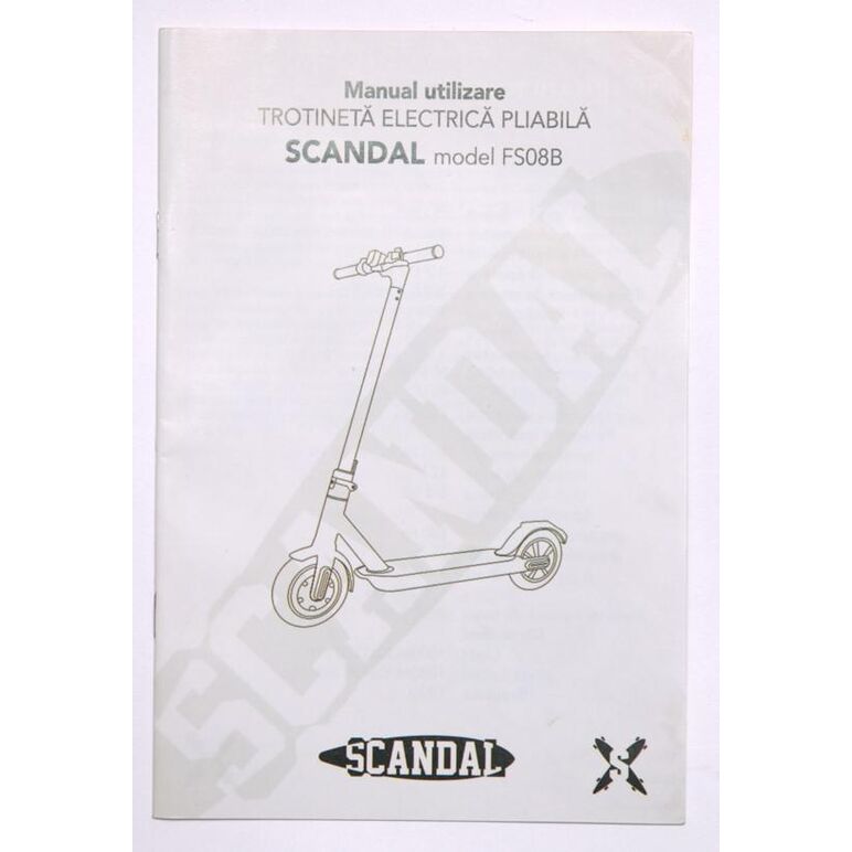 Manual utilizator trotineta fs08b,  Trotinete | electropc.ro