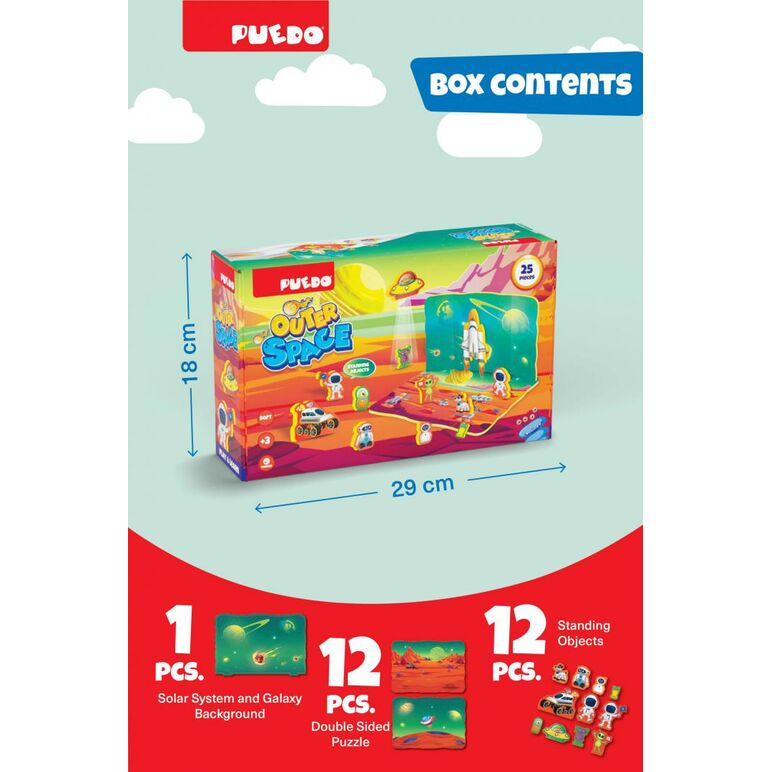 Puzzle spatiu cosmic, 25 piese,  Puzzle | electropc.ro