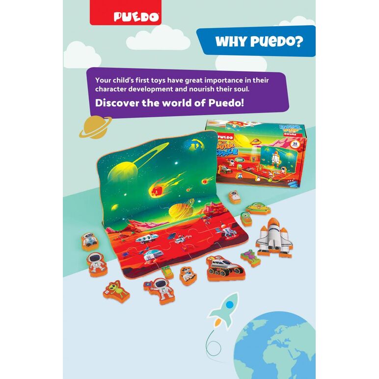 Puzzle spatiu cosmic, 25 piese,  Puzzle | electropc.ro