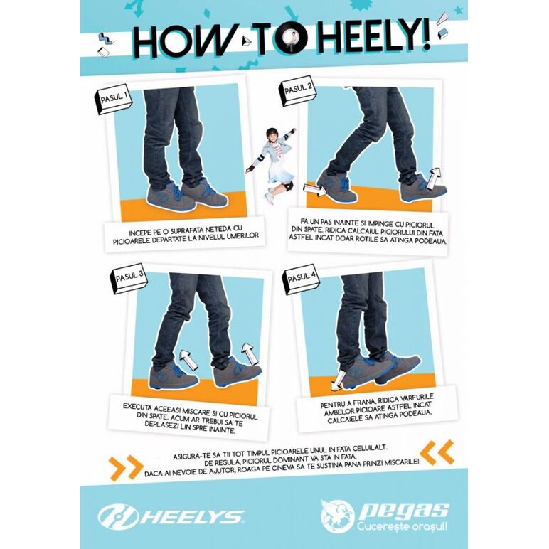 Role heelys propel 2.0 33 alb,  Role | electropc.ro