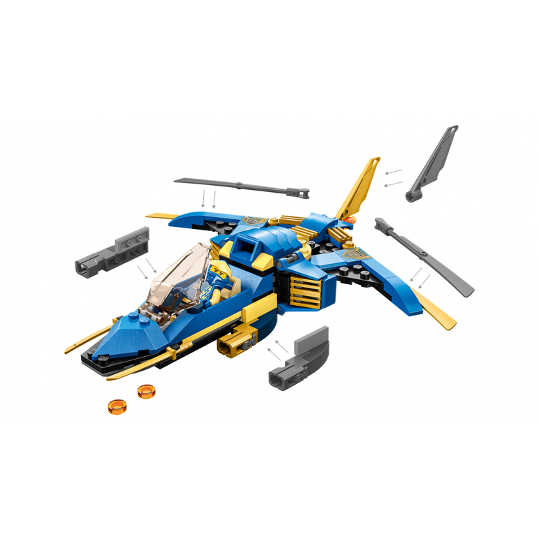 71784 avionul cu reacție fulger evo al lui jay,  Seturi de constructie | electropc.ro