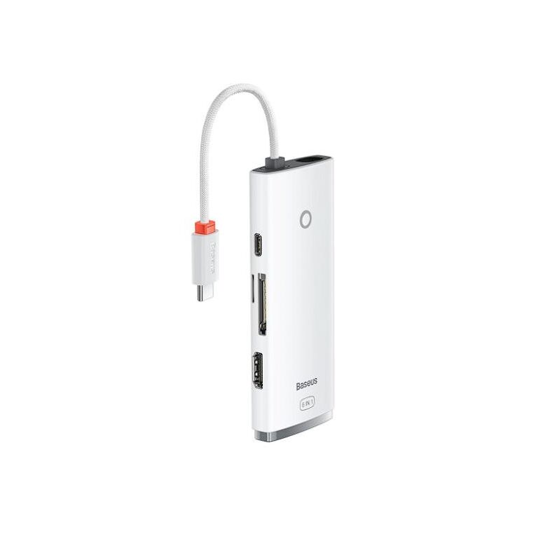 Docking station baseus lite, card reader sd/microsd, alb,  Docking stations | electropc.ro