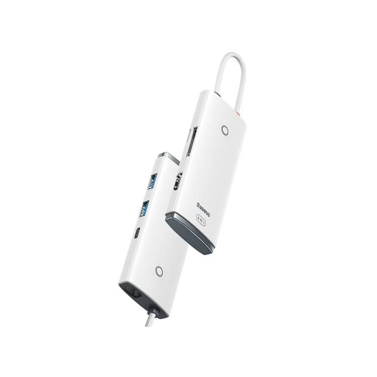 Docking station baseus lite, card reader sd/microsd, alb,  Docking stations | electropc.ro