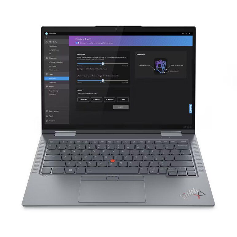 Laptop lenovo thinkpad x1 yoga gen 8, 14" wuxga (1920x1200) ips 400nits anti-glare, 100% srgb, low power, touch, intel® core™ i7-1355u, 10c (2p + 8e) / 12t, p-core 1.7 / 5.0ghz, e-core 1.2 / 3.7ghz, 12mb, video integrated intel® iris® xe graphics, ram 32g,  Laptopuri | electropc.ro