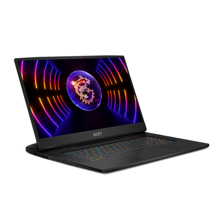 Laptop msi gaming titan gt77hx 13vi, 17.3" uhd(3840x2160), 144hz, hdr 1000, 100% dci-p3, ips-level panel, raptor lake i9-13980hx processor 36m cache, up to 5.60 ghz + intel hm770, video dedicat nvidia geforce rtx 4090 laptop gpu 16gb gddr6, ram ddr5 32gb*,  Laptopuri | electropc.ro
