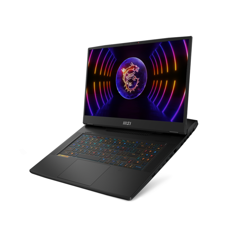 Laptop msi gaming titan gt77hx 13vi, 17.3" uhd(3840x2160), 144hz, hdr 1000, 100% dci-p3, ips-level panel, raptor lake i9-13980hx processor 36m cache, up to 5.60 ghz + intel hm770, video dedicat nvidia geforce rtx 4090 laptop gpu 16gb gddr6, ram ddr5 32gb*,  Laptopuri | electropc.ro