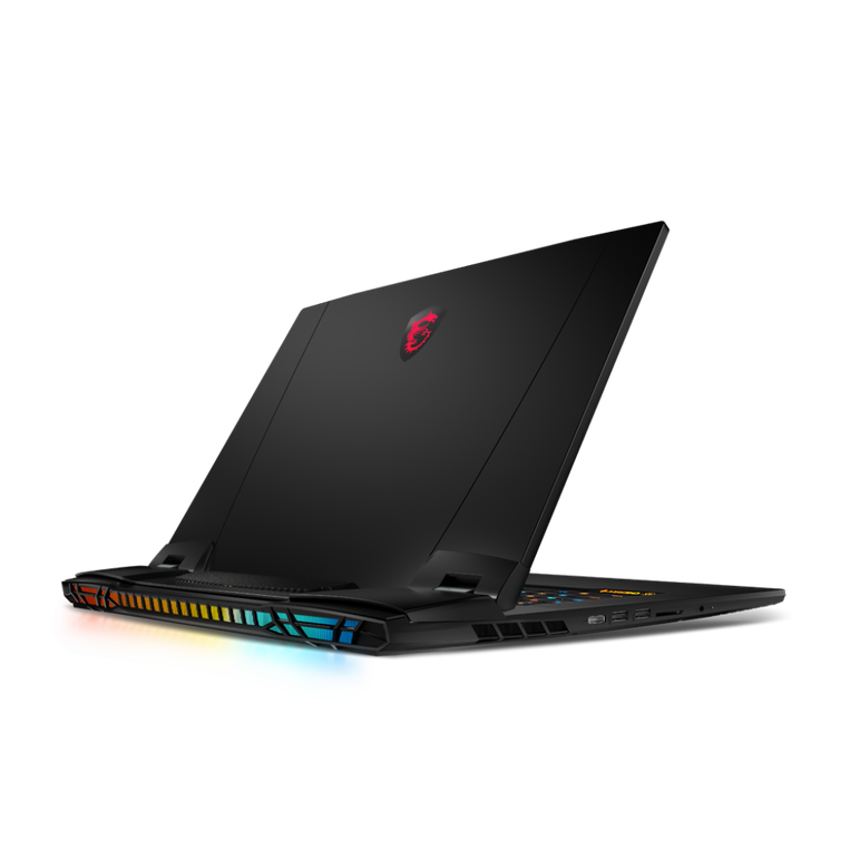 Laptop msi gaming titan gt77hx 13vi, 17.3" uhd(3840x2160), 144hz, hdr 1000, 100% dci-p3, ips-level panel, raptor lake i9-13980hx processor 36m cache, up to 5.60 ghz + intel hm770, video dedicat nvidia geforce rtx 4090 laptop gpu 16gb gddr6, ram ddr5 32gb*,  Laptopuri | electropc.ro