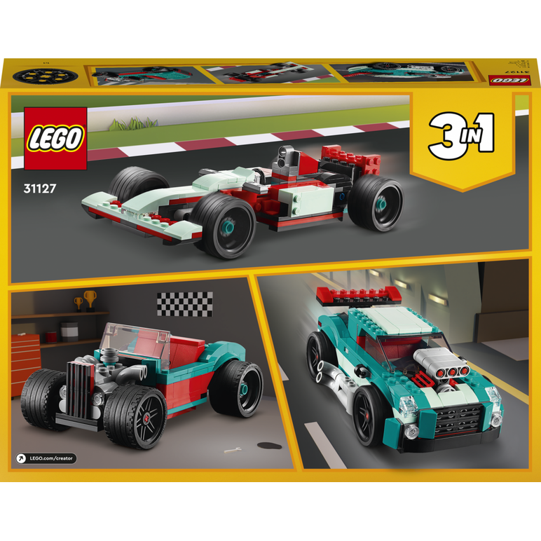 Masina de curse pe sosea, lego 31127,  Seturi de constructie | electropc.ro