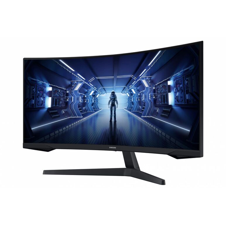 Monitor samsung lc34g55twwpxen 34 inch, curvature: 1000r,  panel type: va, backlight: led backlight, resolution: 3440x1440, aspect ratio: 21:9, refresh rate:165hz, response time mprt: 1 ms, brightness: 250 cd/m², contrast (static): 2500:1, contrast (dynam,  Monitoare LED | electropc.ro