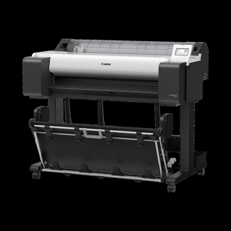 Plotter canon imageprograf tm-350 36"(914mm), format a0, 5 culori, rezolutie max 2400x1200dpi, memorie 2gb, limbaje de imprimare: hp-gl/2, hp rtl, jpeg (ver. jfif 1.02), cals g4 (submission via ftp only), display lcd 4.3", interfata: usb 2.0, ethernet, wi,  Imprimante de format mare | electropc.ro