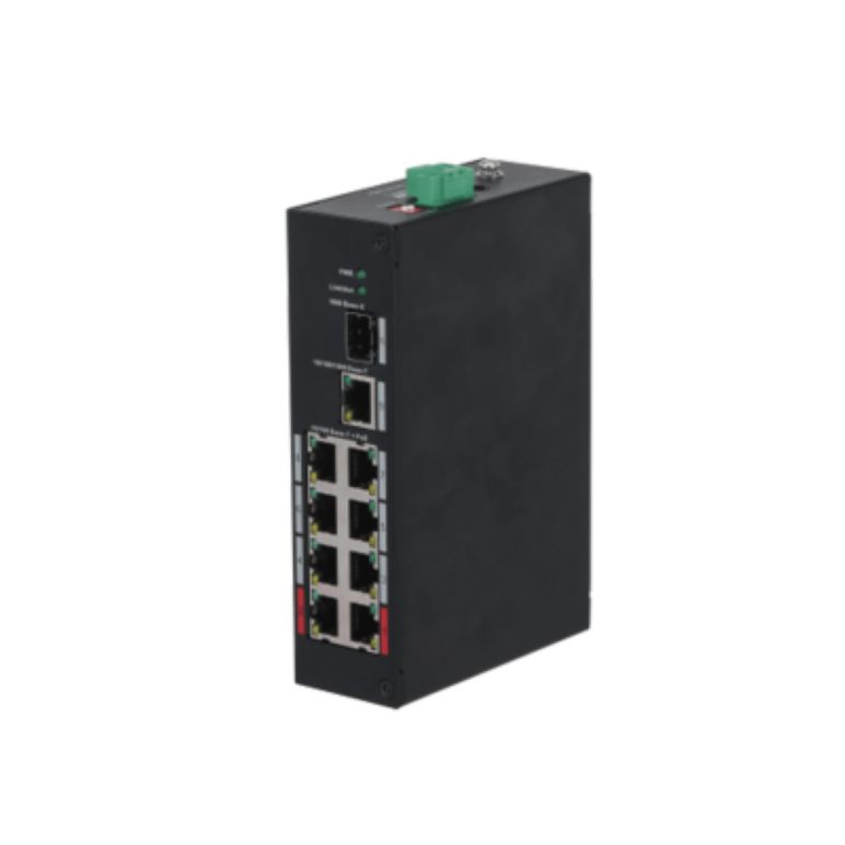 Dahua switch 8 porturi, poe, pfs3110-8et-96-v2, standarde retea: ieee802.3/ieee802.3u/ieee802.3x/ieee 802.3ab/ieee802.3z, capacitate de comutare: 7.6 gbps, rata de transfer: 4.17 mpps, porturi poe: 1,2,4,5 (v+) / 3,6,7,8 (v-), distanta poe: 250m, interfat,  Switch-uri | electropc.ro