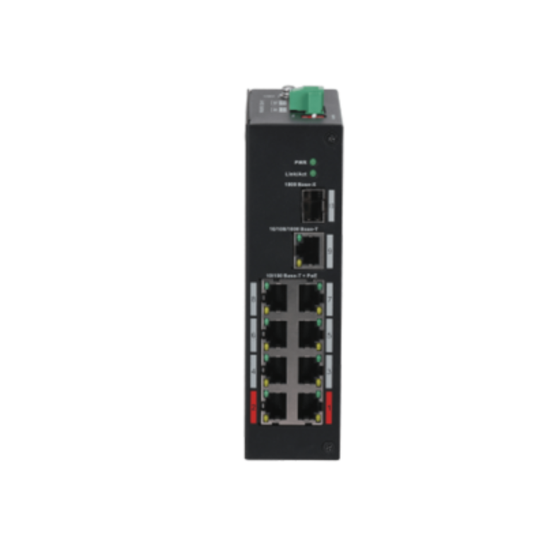 Dahua switch 8 porturi, poe, pfs3110-8et-96-v2, standarde retea: ieee802.3/ieee802.3u/ieee802.3x/ieee 802.3ab/ieee802.3z, capacitate de comutare: 7.6 gbps, rata de transfer: 4.17 mpps, porturi poe: 1,2,4,5 (v+) / 3,6,7,8 (v-), distanta poe: 250m, interfat,  Switch-uri | electropc.ro