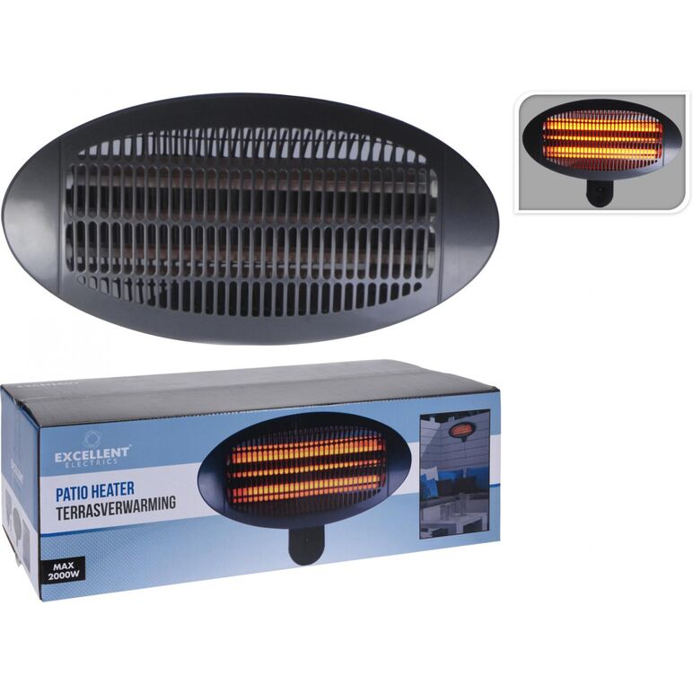 Incalzitor electric de perete 2000w,  Incalzitoare terasa electrice | electropc.ro