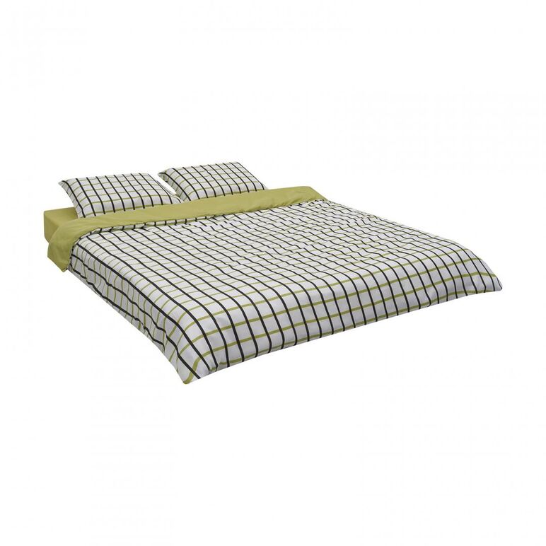 Lenjerie de pat ks microfibra checker,  Lenjerii de pat | electropc.ro